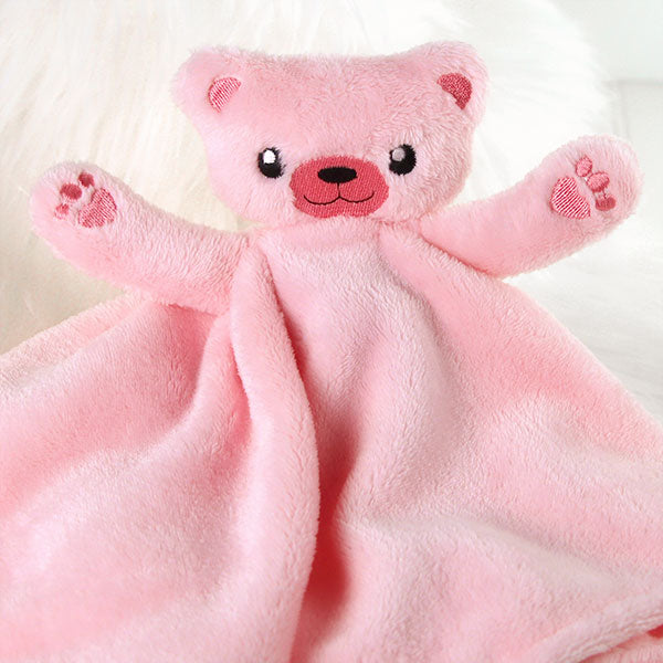 Snuggles and Smiles Stuffed Teddy Bear Blanket Buddy (In-the-Hoop)