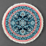 Cozy in Filigree Fringe Mug Rug (In-the-Hoop)