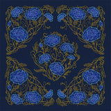 Gilded Filigree Carnations Pillow Pair