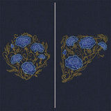 Gilded Filigree Carnations Pillow Pair