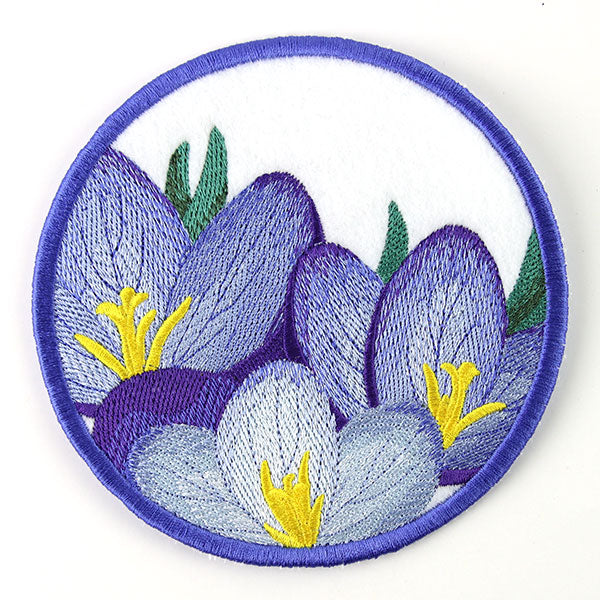 True Beauty Crocus Coaster (In-the-Hoop)
