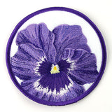 True Beauty Pansy Coaster (In-the-Hoop)