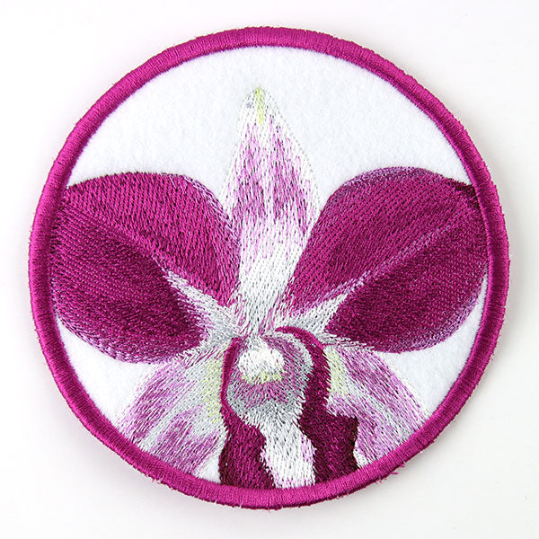 True Beauty Orchid Coaster (In-the-Hoop)