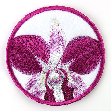 True Beauty Orchid Coaster (In-the-Hoop)