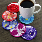 True Beauty Orchid Coaster (In-the-Hoop)