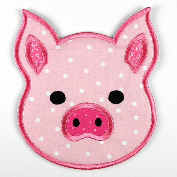Oink Oink Pig Trivet (In-the-Hoop)