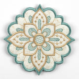 Art Deco Flower Trivet (In-the-Hoop)