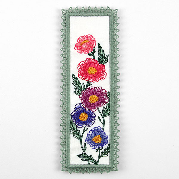 Flowers in Spring Bookmark (In-the-Hoop)