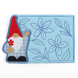Nice to Gnome You Mug Rug (In-the-Hoop)