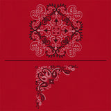 Delicate Paisley Pattern Bandana Pillow Pair