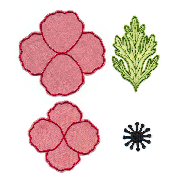 Organza and Lace 3D Poppy Flower (In-the-Hoop)