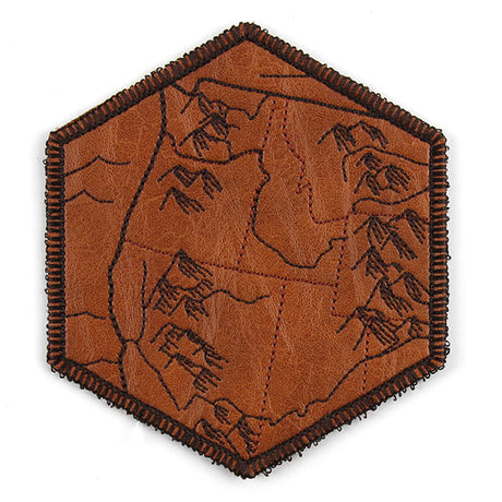 From Sea to Shining Sea United States Map Coaster - Northwest (In-the-Hoop)