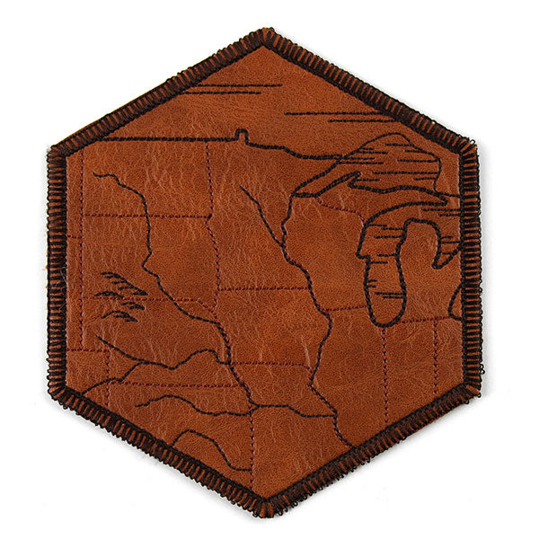 From Sea to Shining Sea United States Map Coaster - Midwest (In-the-Hoop)