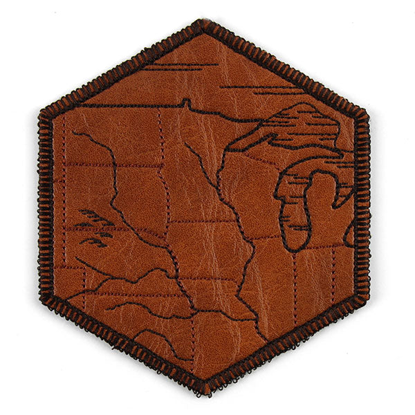 From Sea to Shining Sea United States Map Coaster - Midwest (In-the-Hoop)