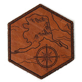 From Sea to Shining Sea United States Map Coaster - Alaska (In-the-Hoop)