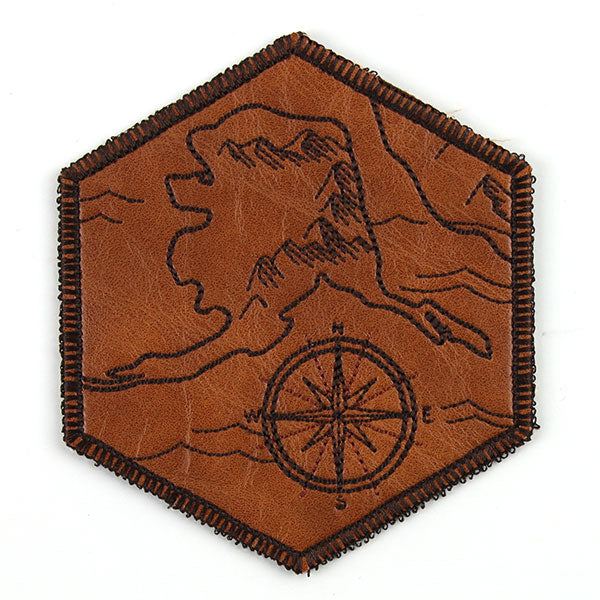 From Sea to Shining Sea United States Map Coaster - Alaska (In-the-Hoop)