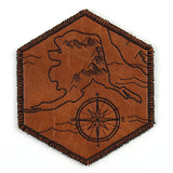 From Sea to Shining Sea United States Map Coaster - Alaska (In-the-Hoop)