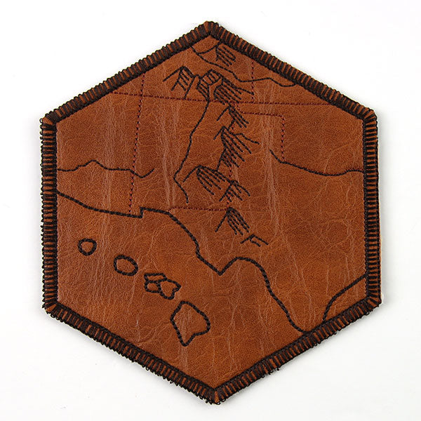 From Sea to Shining Sea United States Map Coaster - Southwest & Hawaii (In-the-Hoop)