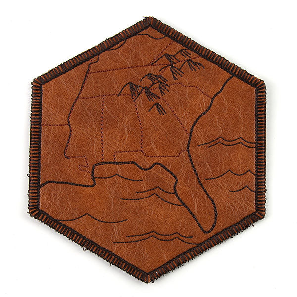 From Sea to Shining Sea United States Map Coaster - Southeast (In-the-Hoop)