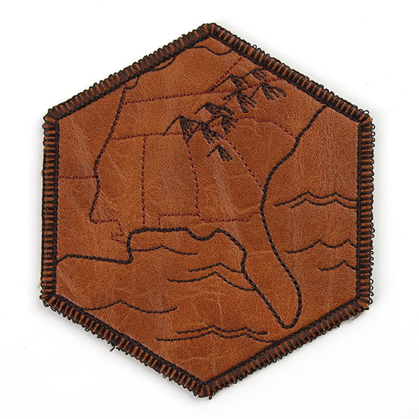 From Sea to Shining Sea United States Map Coaster - Southeast (In-the-Hoop)