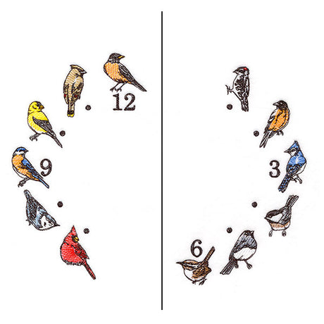Time is for the Birds Clock - Split