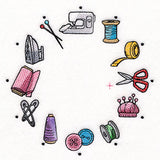 Stitch of Time Sewing Notions Clock - Split