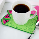 Summer Watermelon Mug Rug (In-the-Hoop)