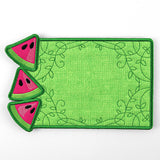 Summer Watermelon Mug Rug (In-the-Hoop)