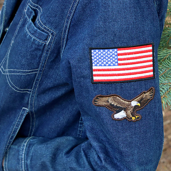 Proud to Be An American - Old Glory Flag Patch (In-the-Hoop)