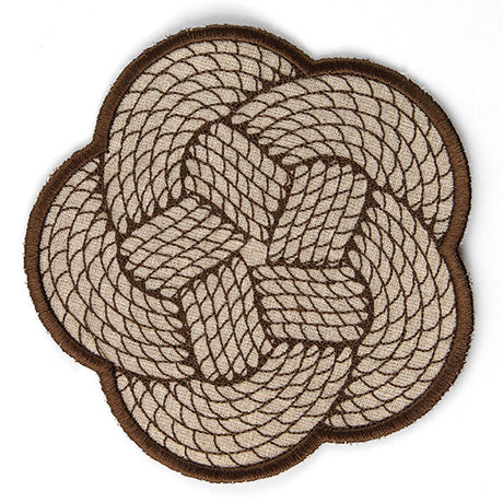 Knotwork Rope Coaster (In-the-Hoop)