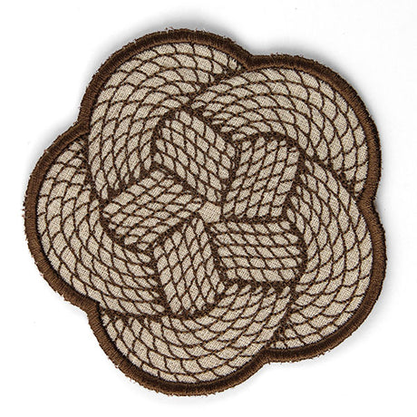 Knotwork Rope Coaster (In-the-Hoop)