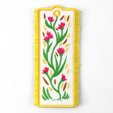 Flowers and Fringe Bookmark (In-the-Hoop)