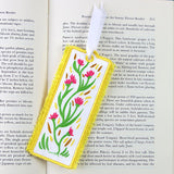 Flowers and Fringe Bookmark (In-the-Hoop)