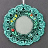 Garden Magic Photo Frame Ornament (Lace)