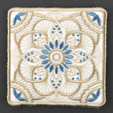 Art Deco Kaleidoscope Trivet (In-the-Hoop)