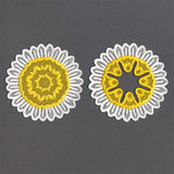 Darling Daisy Wine Glass Coaster (Lace)