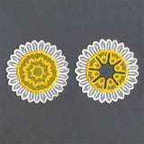 Darling Daisy Wine Glass Coaster (Lace)