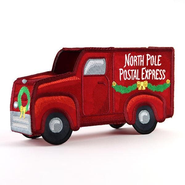 3D North Pole Mail Truck (In-the-Hoop)