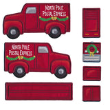 3D North Pole Mail Truck (In-the-Hoop)