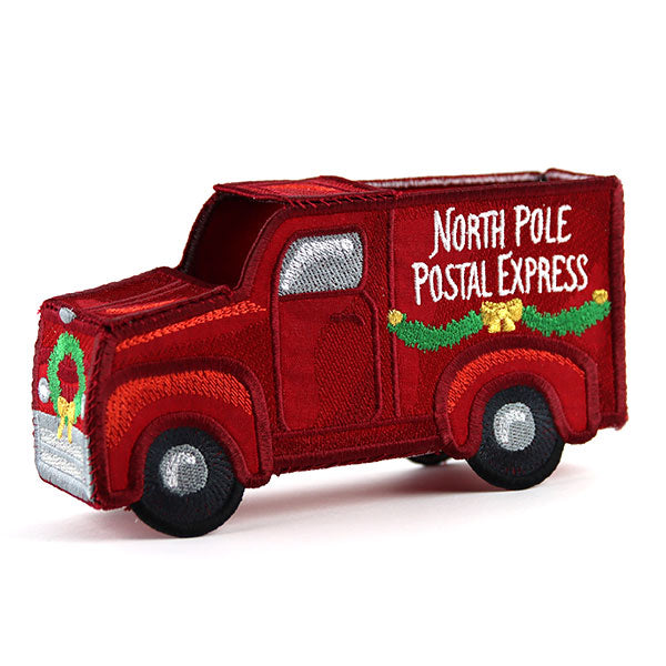 3D North Pole Mail Truck (In-the-Hoop)