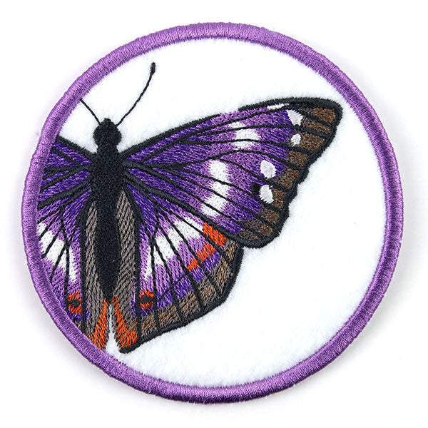 True Beauty Butterfly Coaster - Purple Emperor (In-the-Hoop)