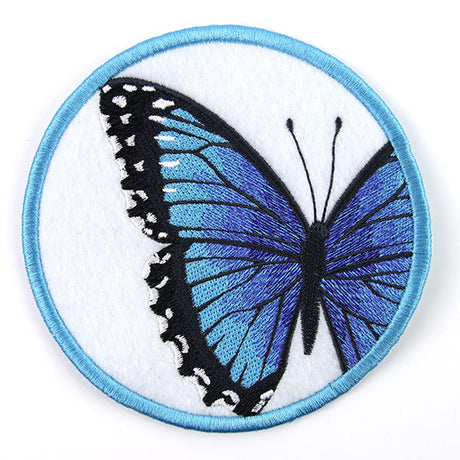 True Beauty Butterfly Coaster - Blue Morpho (In-the-Hoop)