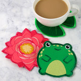 Water Lily Coaster (In-the-Hoop)