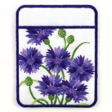 Textured Bachelor Button Potholder (In-the-Hoop)