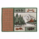 Forest Cabin Retreat Mug Rug (In-the-Hoop)