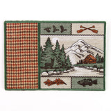 Forest Cabin Retreat Mug Rug (In-the-Hoop)