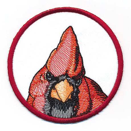 Autumn Animals Coasters - Cardinal (In-the-Hoop)