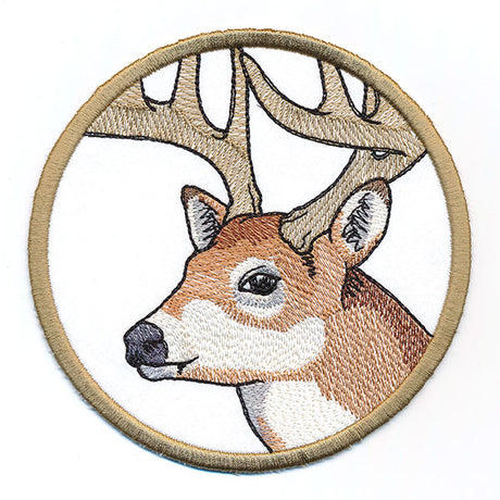 Autumn Animals Coasters - Deer (In-the-Hoop)