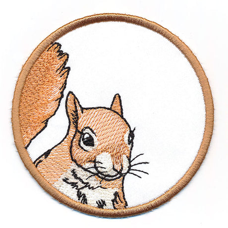 Autumn Animals Coasters - Squirrel (In-the-Hoop)