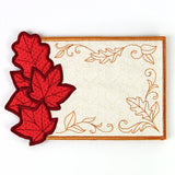 Fall Leaves Mug Rug (In-the-Hoop)